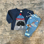 Load image into Gallery viewer, Tucker + Tate Winter Animals Outfit 3 Months
