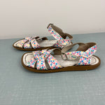 Load image into Gallery viewer, Salt Water Original Girls Floral Leather Sandals 13
