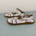 Load image into Gallery viewer, Salt Water Original Girls Floral Leather Sandals 13
