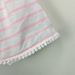 Load image into Gallery viewer, Janie and Jack Striped Skirted One Piece Dress Outfit 0-3 Months
