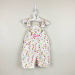 Load image into Gallery viewer, Vintage Barbie Flower Overalls 3T
