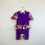 Load image into Gallery viewer, Vintage Fishskins Ruffle Rashguard Swim Suit
