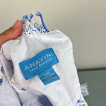 Load image into Gallery viewer, Anavini Hand Smocked Blue Floral Dress 9 Months
