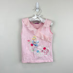 Load image into Gallery viewer, Vintage Y2K Wonderful World of Disney Pink Cinderella Princess Ruffle Tank Top 6
