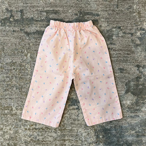 Vintage Pink Pastel Printed Pants 18 Months USA