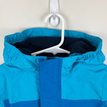 Load image into Gallery viewer, Lands&#39; End Squall Fleece Lined Waterproof Insulated Winter Parka Blue XS 4-5
