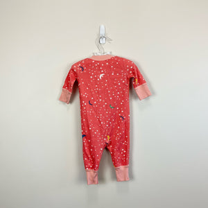 Hanna Andersson Pink Stars and Moon Pajamas 50 cm (0-6 Months)