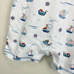 Load image into Gallery viewer, Kissy Kissy Pima Cotton Nautical Playsuit Romper 6-9 Months
