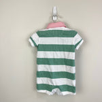 Load image into Gallery viewer, Ralph Lauren Striped Cotton Rugby Shortall 3 Months NWOT
