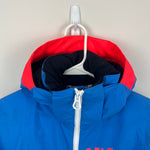 Load image into Gallery viewer, Helly Hansen Girls Stellar Detachable Hood Ski Jacket Ultra Blue 10
