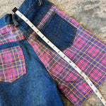 Load image into Gallery viewer, Vintage Rachel's Kids Patchwork Denim Shorts 8
