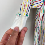 Load image into Gallery viewer, Vintage Bright Future Rainbow Star Stripe Coverall 3-6 Months
