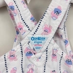 Load image into Gallery viewer, Vintage OshKosh B'gosh Sailor Bear Overalls 18 Months USA
