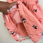 Load image into Gallery viewer, Petit Peony Peach Pink Chicken Scallop Sun Dress 5T
