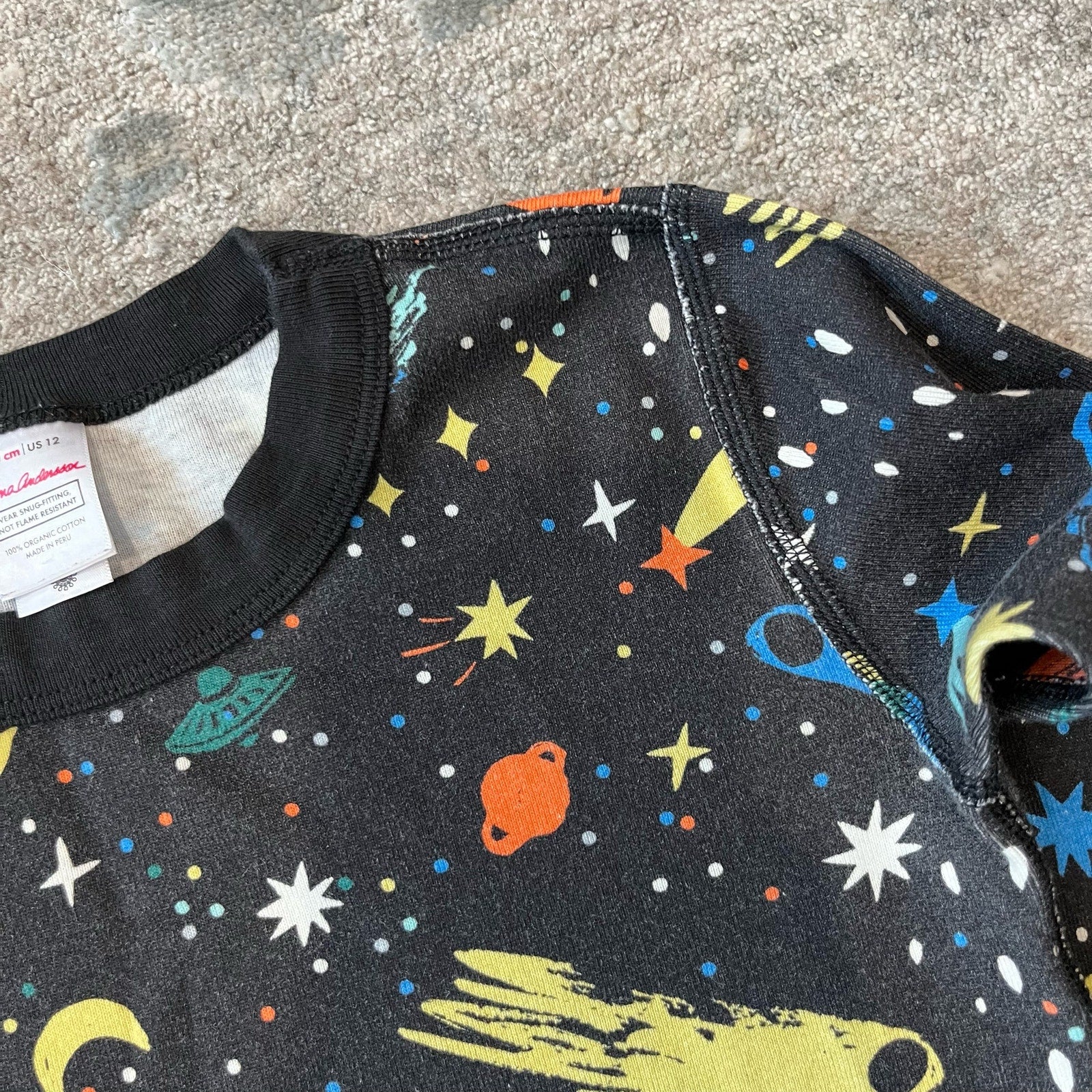 Hanna Andersson Outer Space Pajamas 150 cm 12