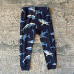 Load image into Gallery viewer, Hanna Andersson Blue Shark Long John Pajamas 90 cm 3T
