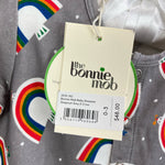 Load image into Gallery viewer, The Bonnie Mob Baby Dreamer Sleepsuit Gray Dove 0-3 Months NWT
