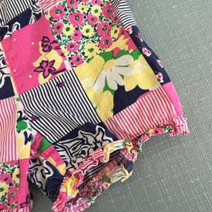 Lilly Pulitzer Girls Aint No Lady Patch Shorts XS 2-3