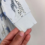 Load image into Gallery viewer, Kissy Love Kissy Kissy Blue Giraffe Zip Footie 6-9 Months
