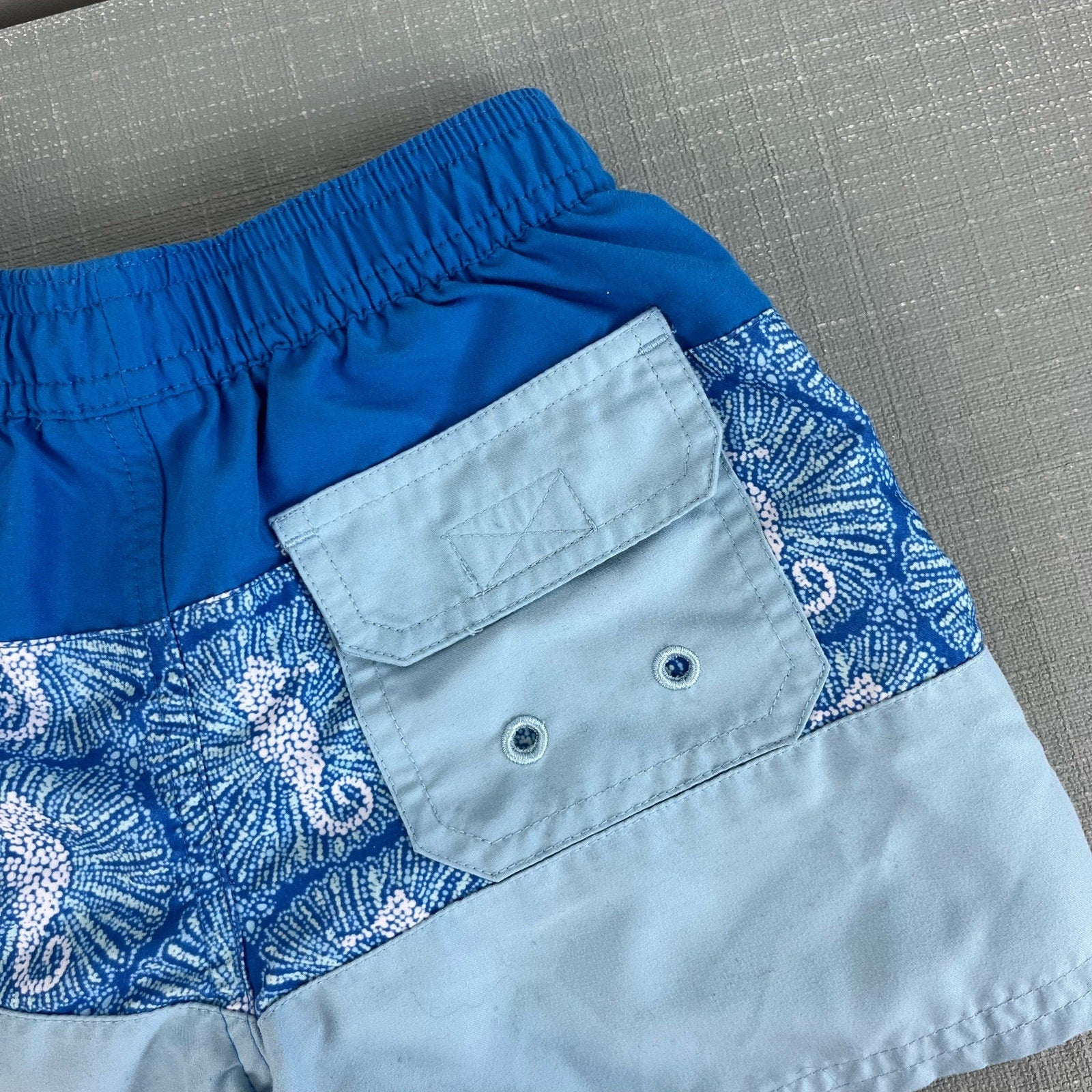 Vineyard Vines Chappy Swim Trunk Blue Seahorses 4T