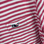 Load image into Gallery viewer, Vineyard Vines Red &amp; White Striped Polo Shirt S 8-10
