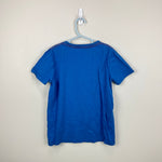 Load image into Gallery viewer, Mini Boden Short Sleeve Applique T-Shirt Blue Surfing Cow 9-10
