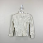 Load image into Gallery viewer, Polo Ralph Lauren Cable Knit Cardigan Sweater Ivory 3T
