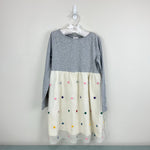 Load image into Gallery viewer, Hanna Andersson Sprinkle Dress Soft Tulle Heather Gray 120 cm 6-7

