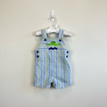 Load image into Gallery viewer, Florence Eiseman Striped Fish Shortall 9 Months
