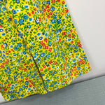 Load image into Gallery viewer, Vintage Alber Yellow Floral overalls 2T USA
