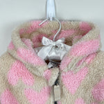 Load image into Gallery viewer, Hanna Andersson Baby Marshmallow Jacket Light Oat Hearts 75 cm 12-18 Months
