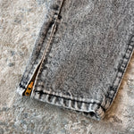 Load image into Gallery viewer, Vintage Lee Gray Acid Wash Double Yoke Zipper Jeans 12 USA
