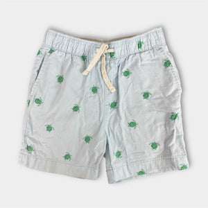 J. Crew Boys Drawstring Twill Dock Short with Turtles 7