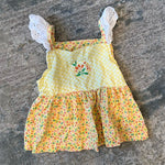Load image into Gallery viewer, Vintage Basic Editions Yellow Floral Outfit 18 Months
