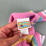 Load image into Gallery viewer, Vintage Lightning Bug Pastel Stripe Sweater 2T USA
