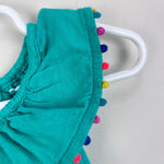 Load image into Gallery viewer, Mini Boden Charlie Pom Jersey Tank Top Green 7-8
