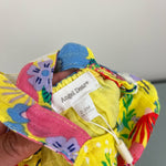 Load image into Gallery viewer, Angel Dear Yellow Floral Ruffle Sun Suit Romper 0-3 Months NWT
