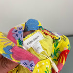 Load image into Gallery viewer, Angel Dear Yellow Floral Ruffle Sun Suit Romper 0-3 Months NWT
