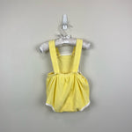 Load image into Gallery viewer, Vintage Spencer&#39;s Yellow Terry Sun Suit Romper 18 Months
