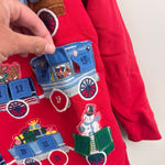 Load image into Gallery viewer, Mini Boden Advent Calendar Sweatshirt Red 6-7

