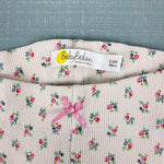 Load image into Gallery viewer, Mini Boden Floral Ribbed Bow Pants 3-6 Months
