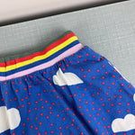Load image into Gallery viewer, Mini Boden Jersey Skort Blue Love Clouds 6-7
