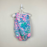 Load image into Gallery viewer, Lilly Pulitzer Girls May Bodysuit Blue Peri Viva La Lilly 12-18 Months
