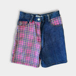 Load image into Gallery viewer, Vintage Rachel's Kids Patchwork Denim Shorts 8
