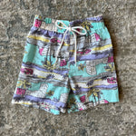 Load image into Gallery viewer, Vintage Pixie Playmates Beach City Shorts 3T USA
