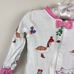 Load image into Gallery viewer, The Beaufort Bonnet Company Noelle's Night Night Mistletoe Musings with Hamptons Hot Pink 2T
