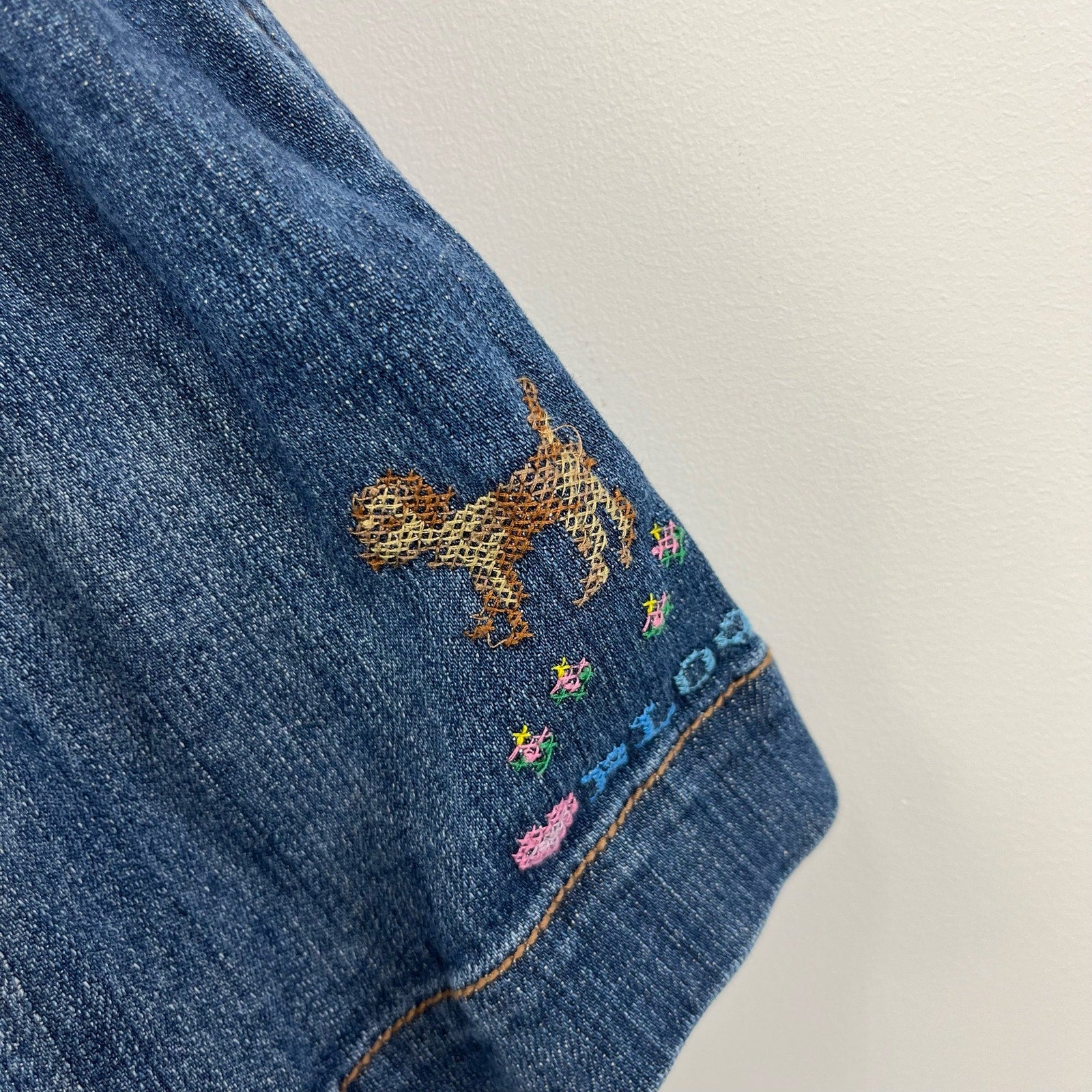 Ralph Lauren Embroidered Denim School Jumper 18 Months