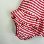 Load image into Gallery viewer, Mini Boden Striped Duck Bathing Suit 6-12 Months
