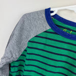 Load image into Gallery viewer, Mini Boden Long Sleeve Striped Raglan T-Shirt 7-8
