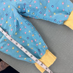 Load image into Gallery viewer, Vintage Gymboree Soft Blue Flower Print Overalls XS 18-24 Months
